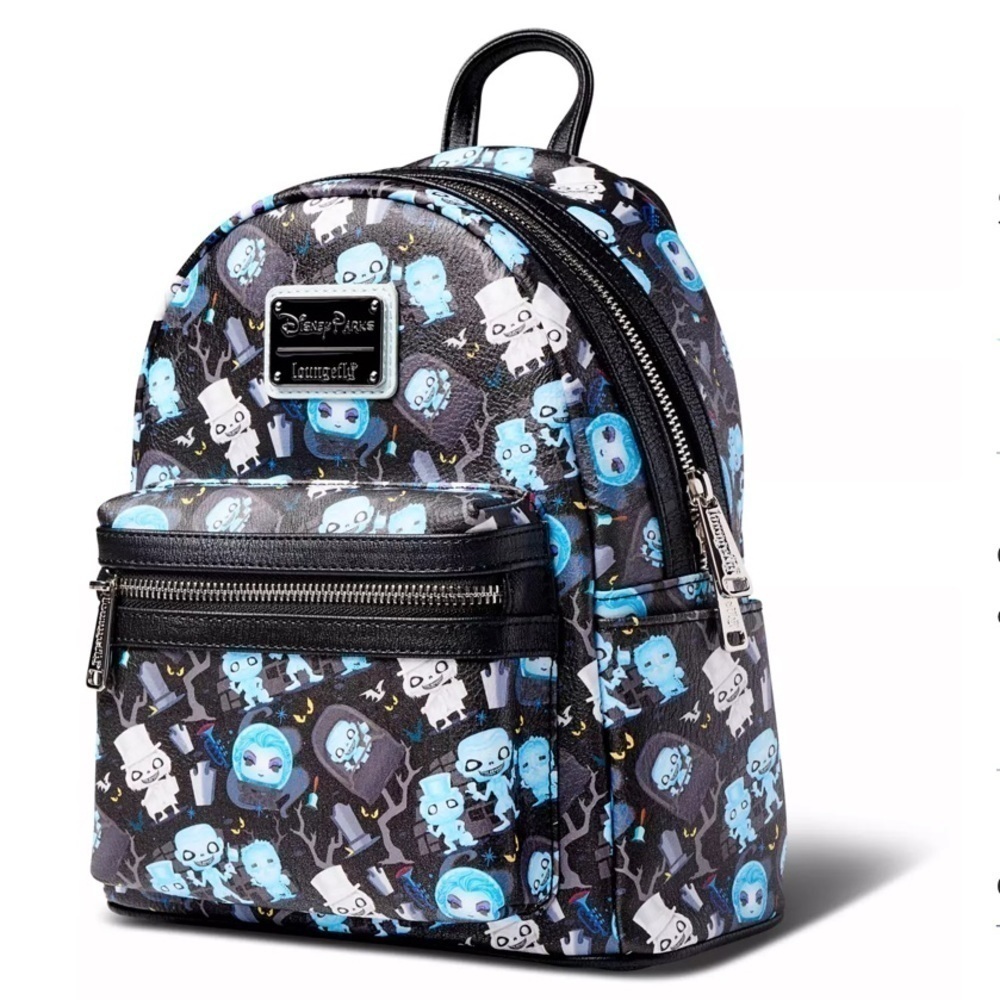 The Haunted Mansion Loungefly Backpack - Picture 2 of 6